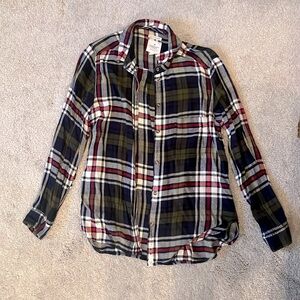 American Eagle Boyfriend Fit flannel Size L